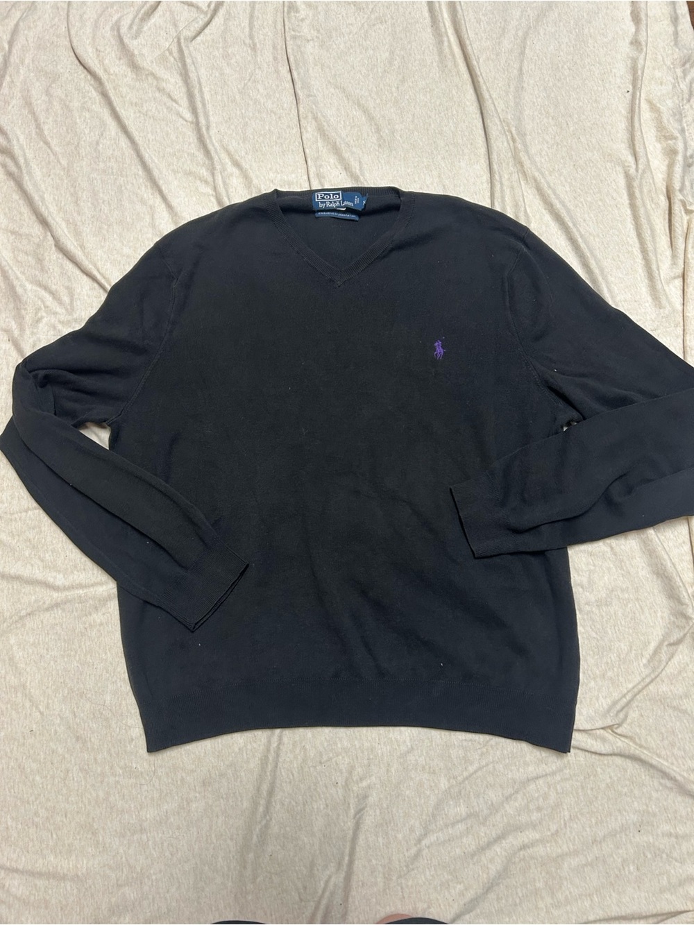 Polo Ralph Lauren Pima Cotton Sweater Lightweight Layer Old Money Preppy
